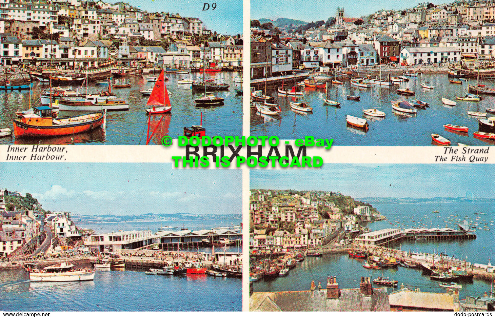 R521381 Brixham. Inner Harbour. The Strand. Ashton Reed. Europa Cards - Monde