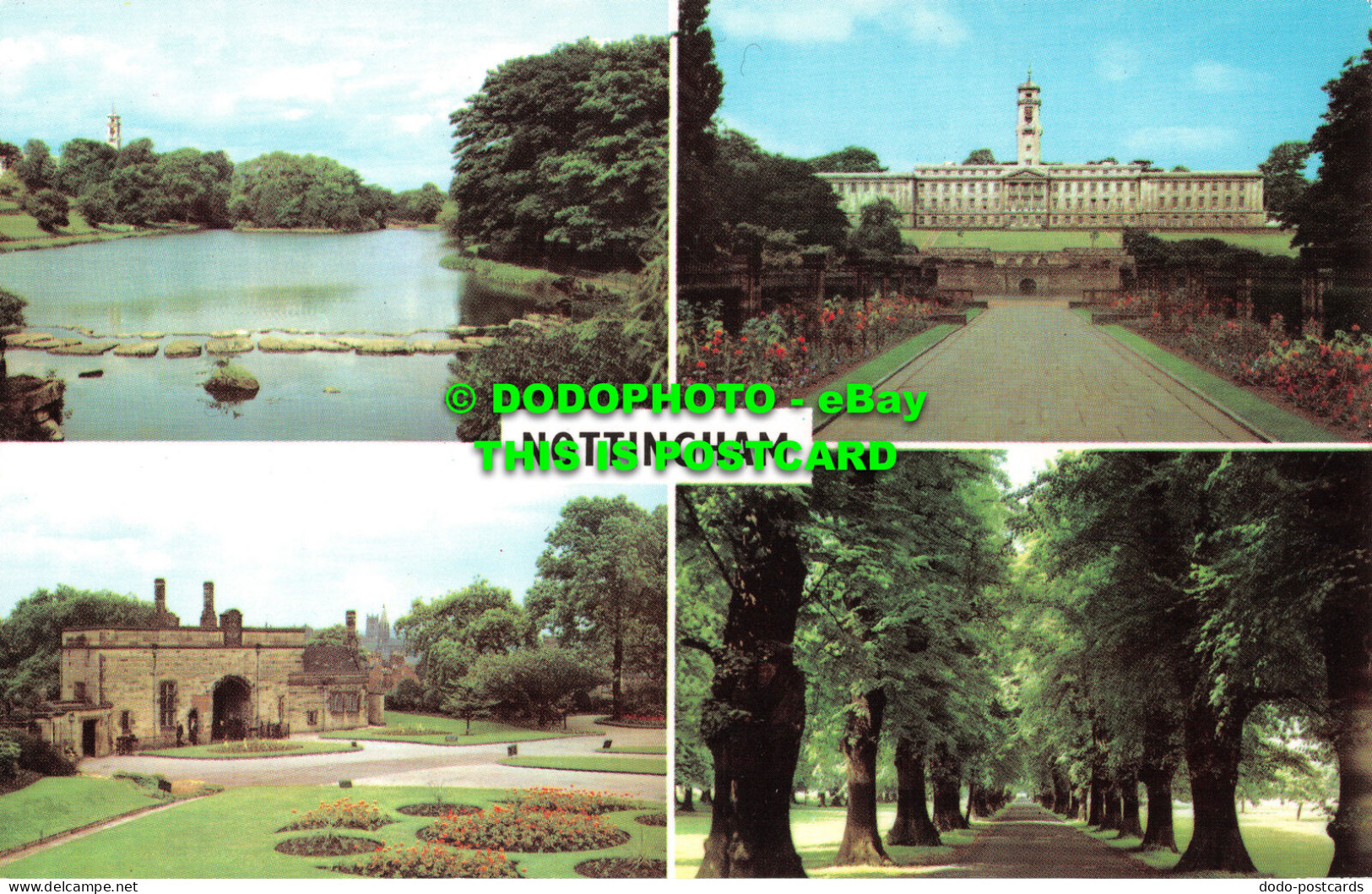 R521023 Nottingham. The University. Castle Gate. Multi View - Monde