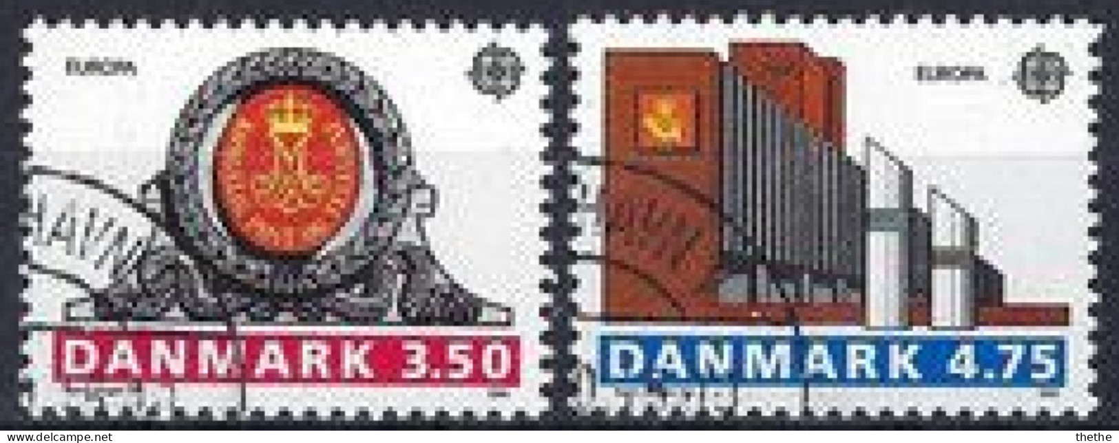 DANEMARK - Europa CEPT  1990 - Oblitérés