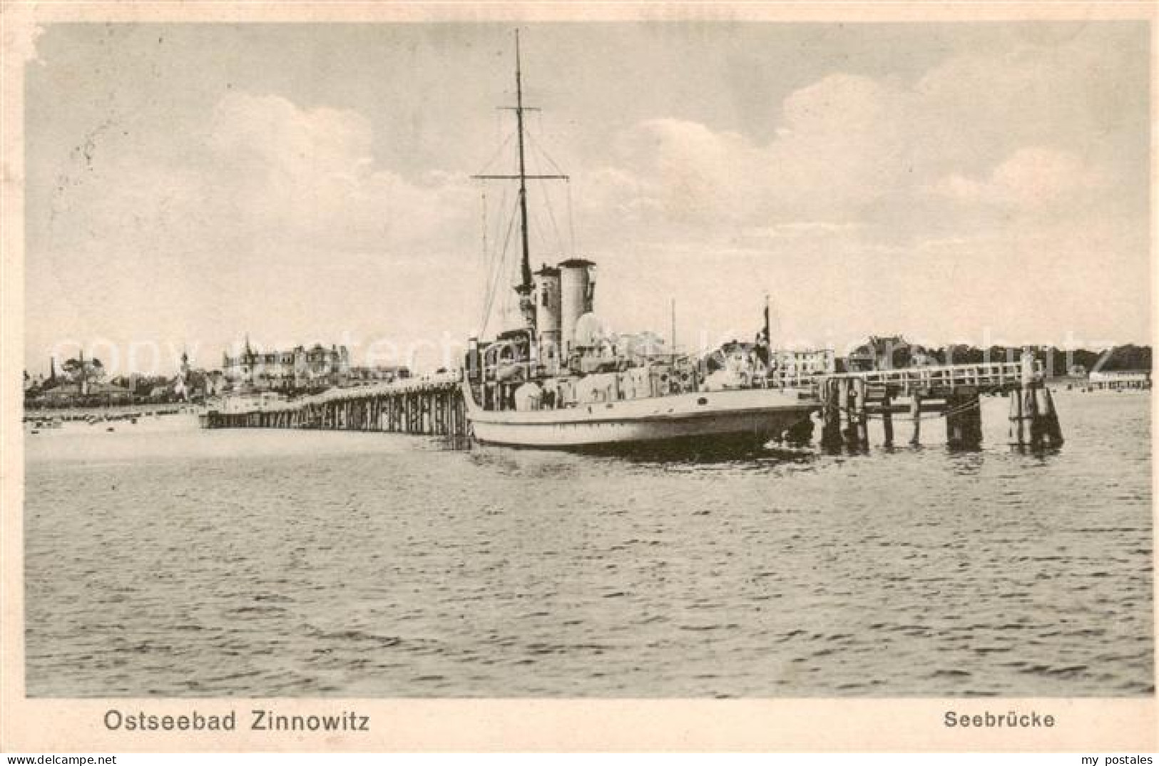 73822829 Zinnowitz Ostseebad Seebruecke Anlegestelle Zinnowitz Ostseebad - Zinnowitz