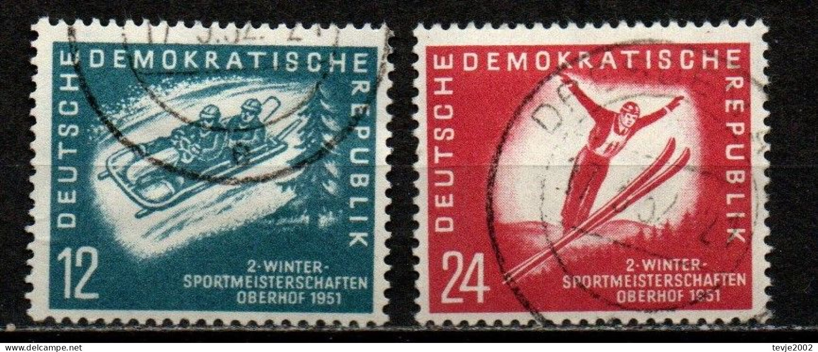 DDR 1951 -  Mi.Nr. 280 - 281 -  Gestempelt Used - Oblitérés