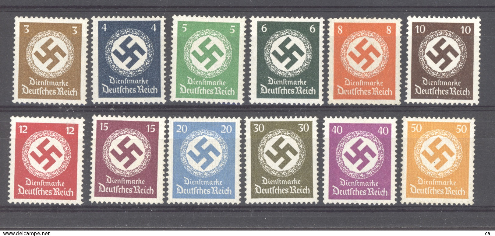 Allemagne  -  Reich  -  Service :  Mi  132-43  * - Dienstmarken