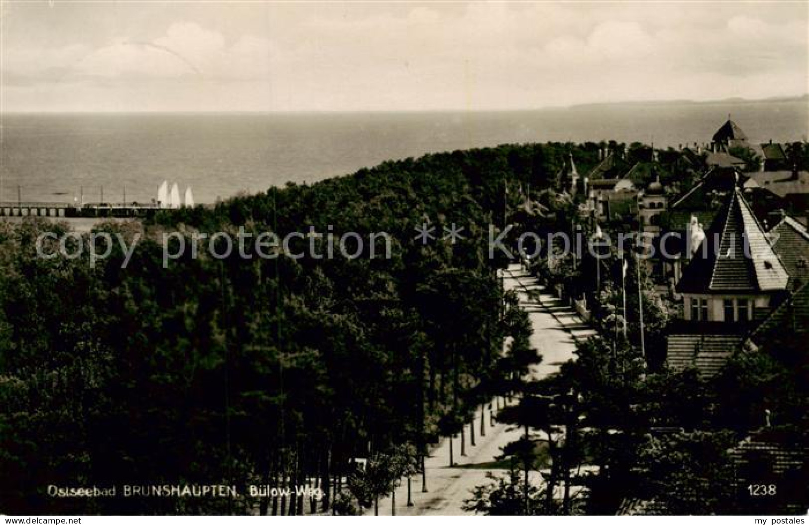 73822781 Brunshaupten Kuehlungsborn Ostseebad Buelow Weg Panorama  - Kuehlungsborn