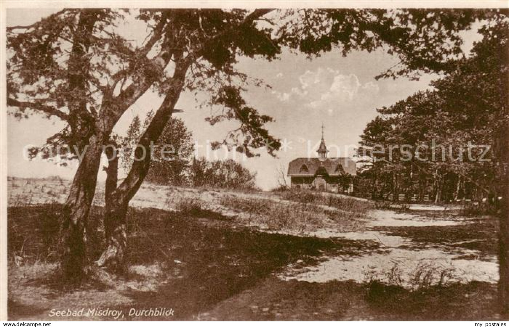 73822773 Misdroy Ostseebad Miedzyzdroje PL Durchblick Kapelle  - Poland