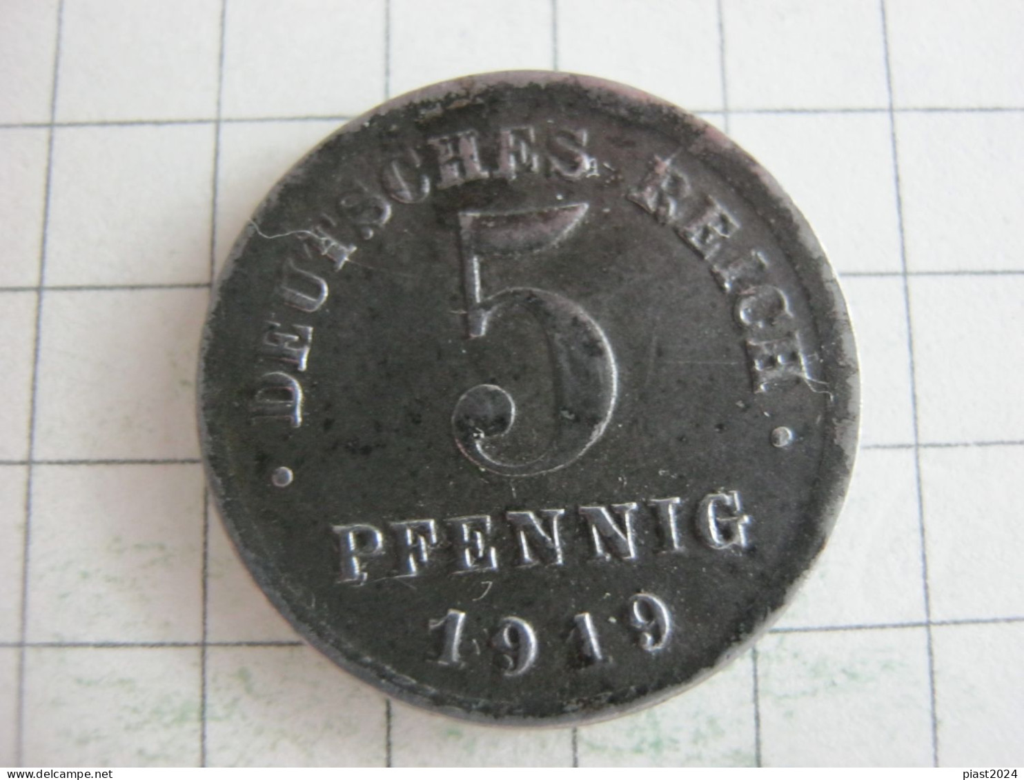 Germany 5 Pfennig 1919 D - 5 Pfennig