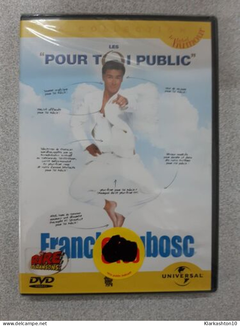 DVD Sketches - Franck Dubosc - Pour Toi Public - Altri & Non Classificati