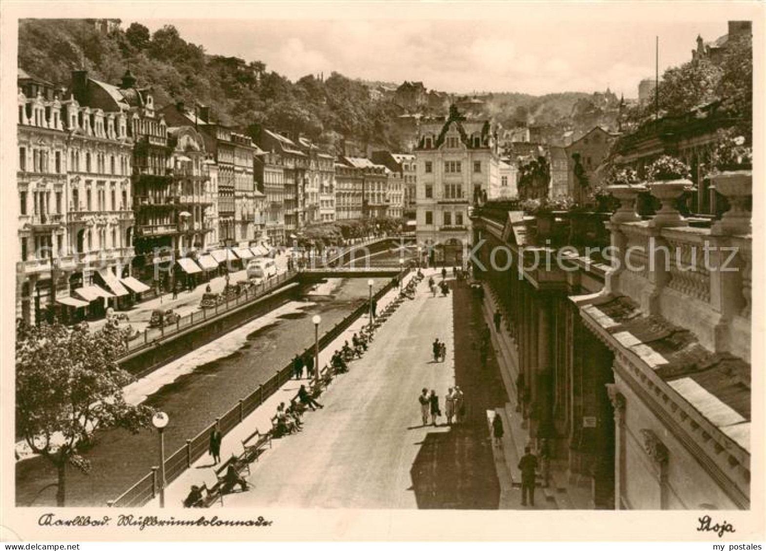 73822640 Karlsbad Eger Karlovy Vary Muehlbrunnkolonnaden  - Czech Republic