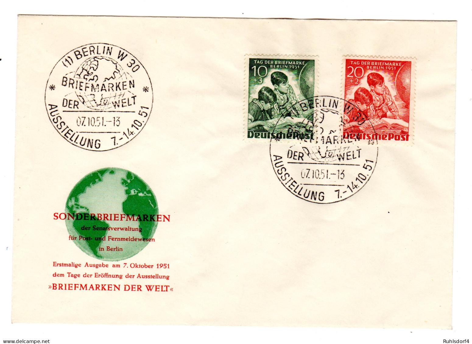 Berlin-FDC: Tag Der Briefmarke (Nr. 80/81) - Autres & Non Classés
