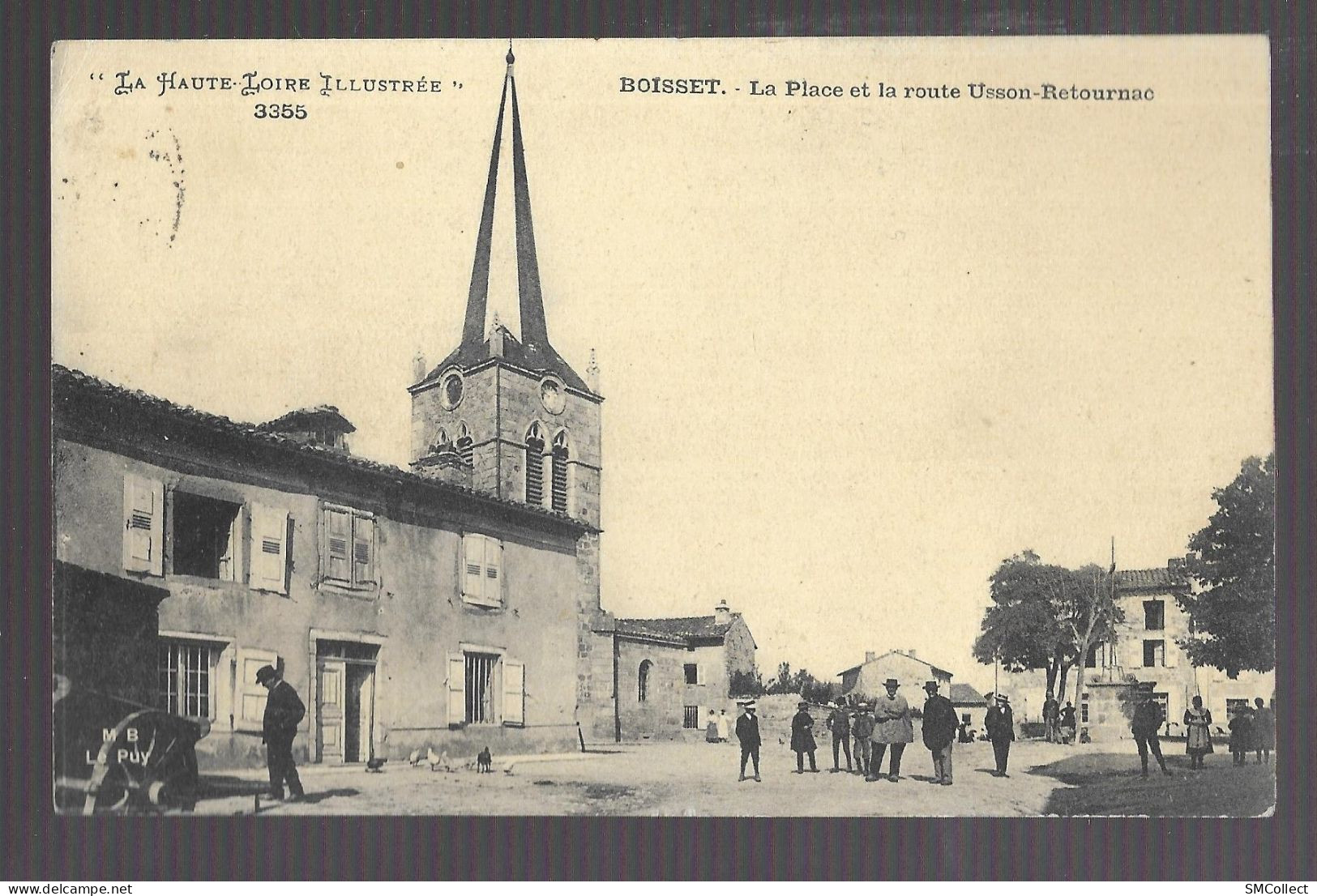 Boisset, La Place Et La Roue Usson Retournac (A17p4) - Sonstige & Ohne Zuordnung
