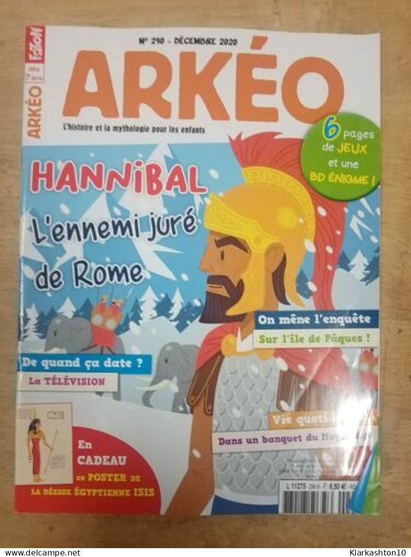 Arkéo Nº 290 / Décembre 2020 - Non Classés