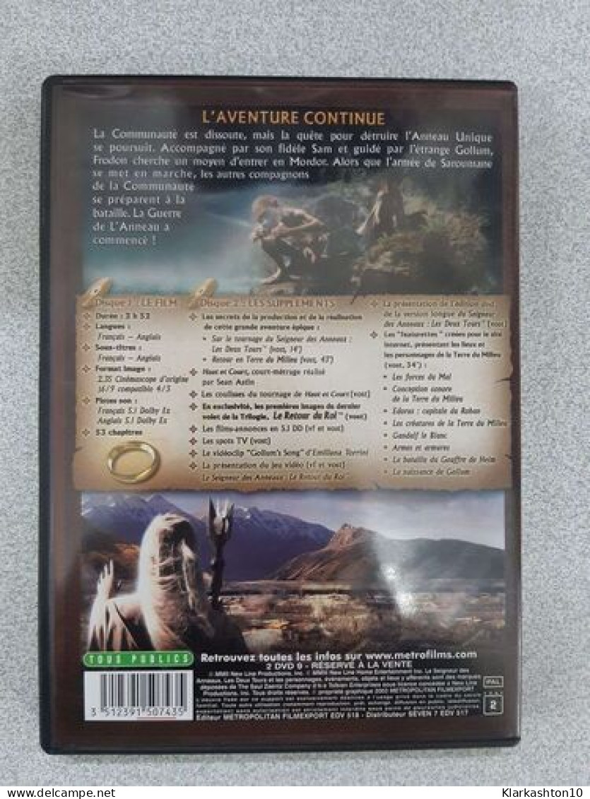 DVD Film - Le Seigneur Des Anneaux - Les Deux Tours - Other & Unclassified