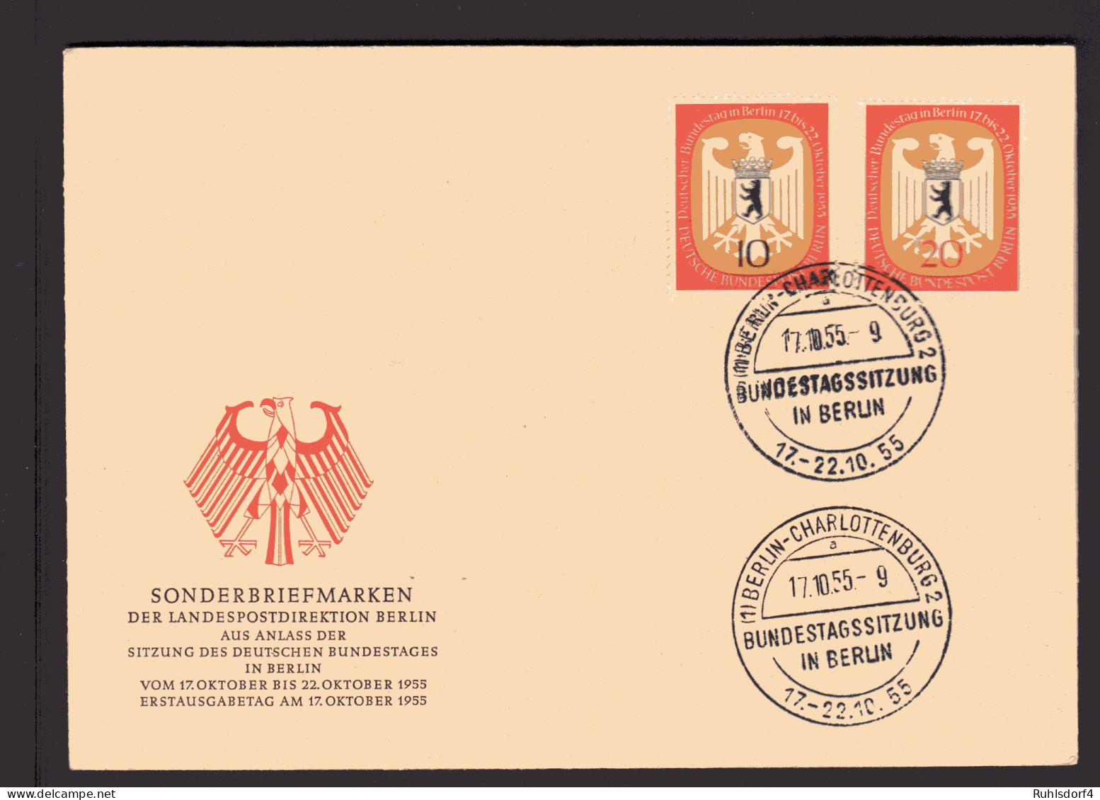 Berlin, FDC. Mi.-Nr. 129-30 - Other & Unclassified