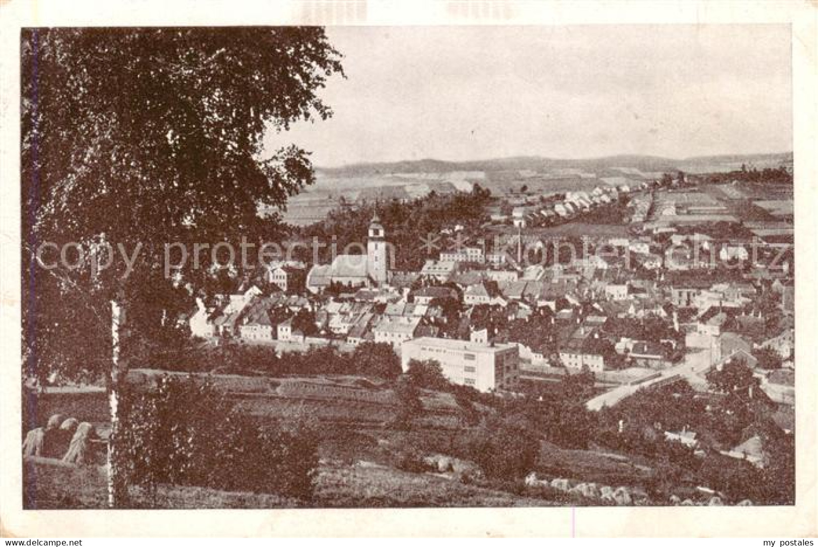 73822532 Velke Mezirici Gross-Meseritsch CZ Panorama  - Czech Republic