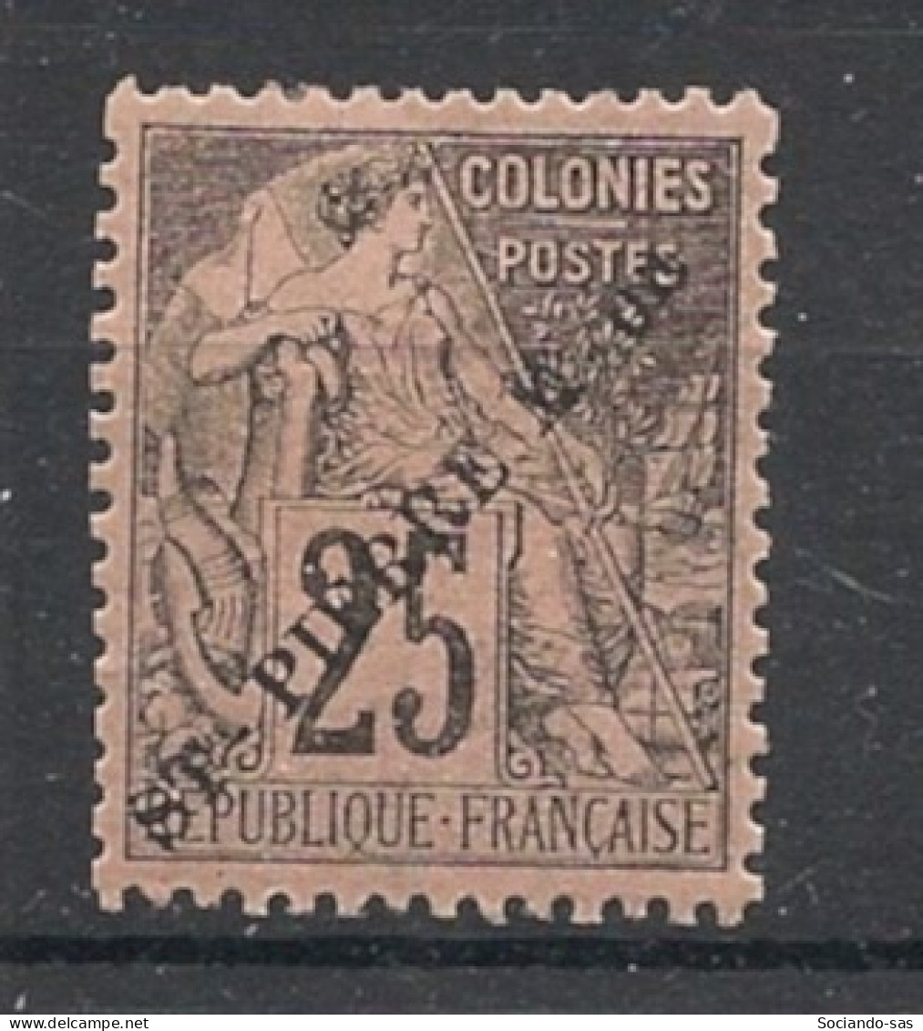 SPM - 1891 - N°YT. 25 - Type Alphée Dubois 25c Noir Sur Rose - Neuf * / MH VF - Ongebruikt