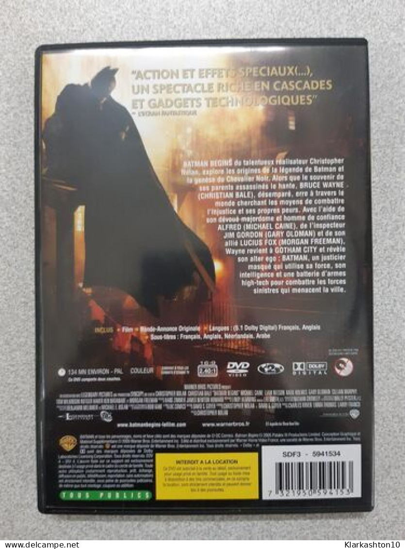 DVD Film - Batman Begins - Otros & Sin Clasificación