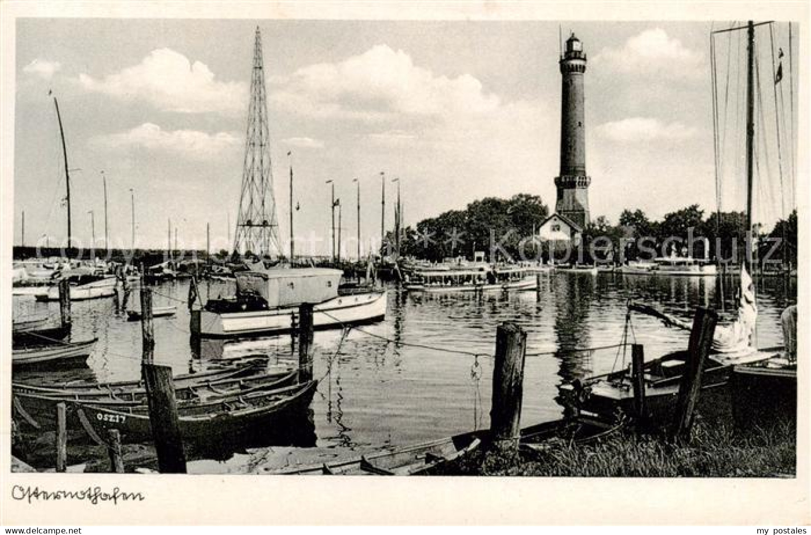 73822456 Osternothafen Swinemuende Hafenpartie Mit Leuchtturm Osternothafen Swin - Pologne