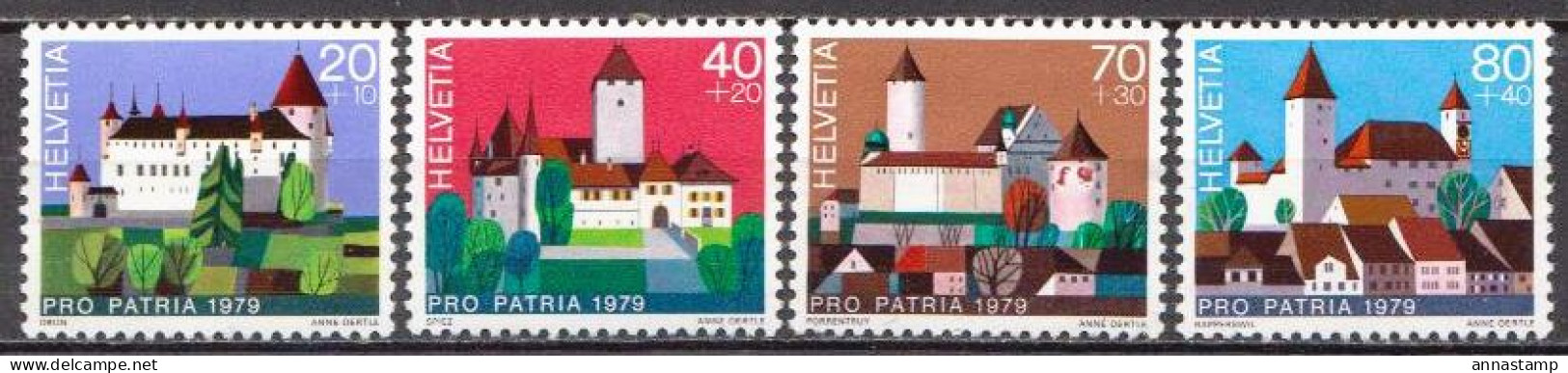 Switzerland MNH Set - Castillos