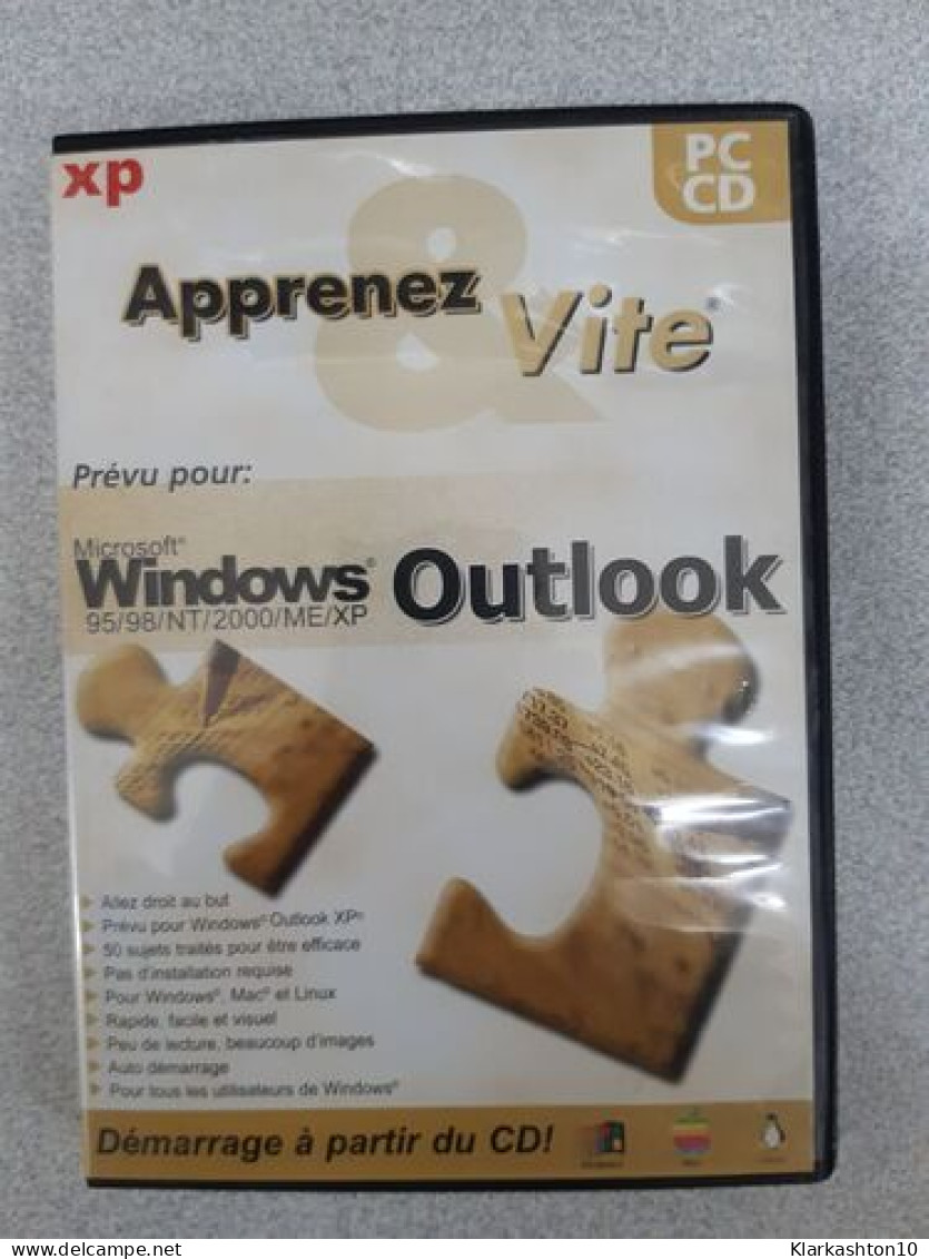 DVD Tutoriel Microsoft Outlook - Otros & Sin Clasificación