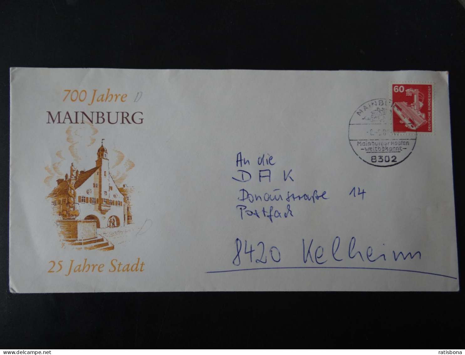 8302 Mainburg - MainburgerHopfen Weltbekannt - Sonderstempel Rund 1980 - Maschinenstempel (EMA)