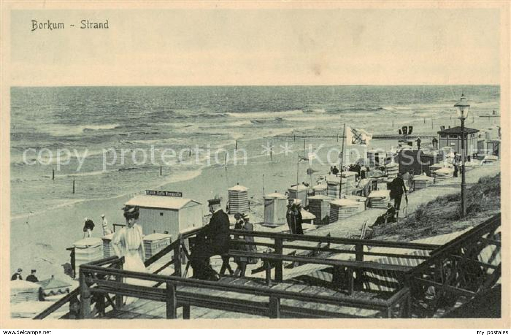 73822364 Borkum Nordseeheilbad Strandpartie  - Borkum