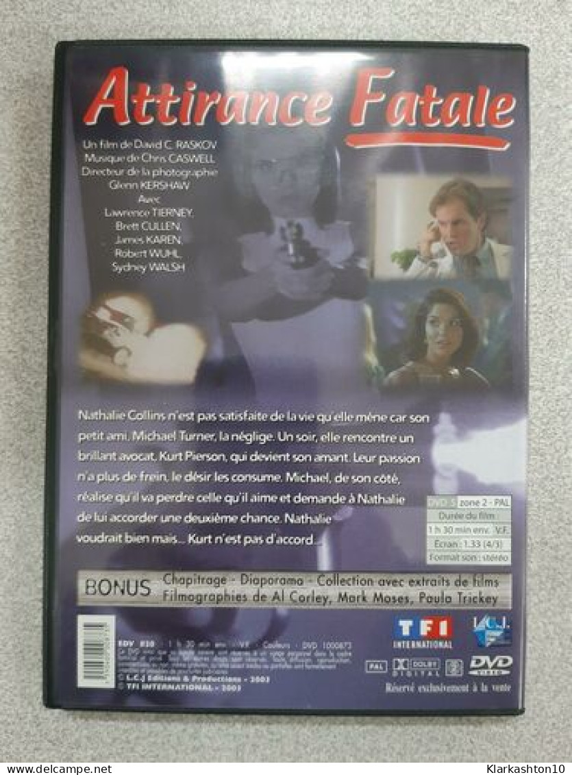 DVD Film - Attirance Fatale - Autres & Non Classés