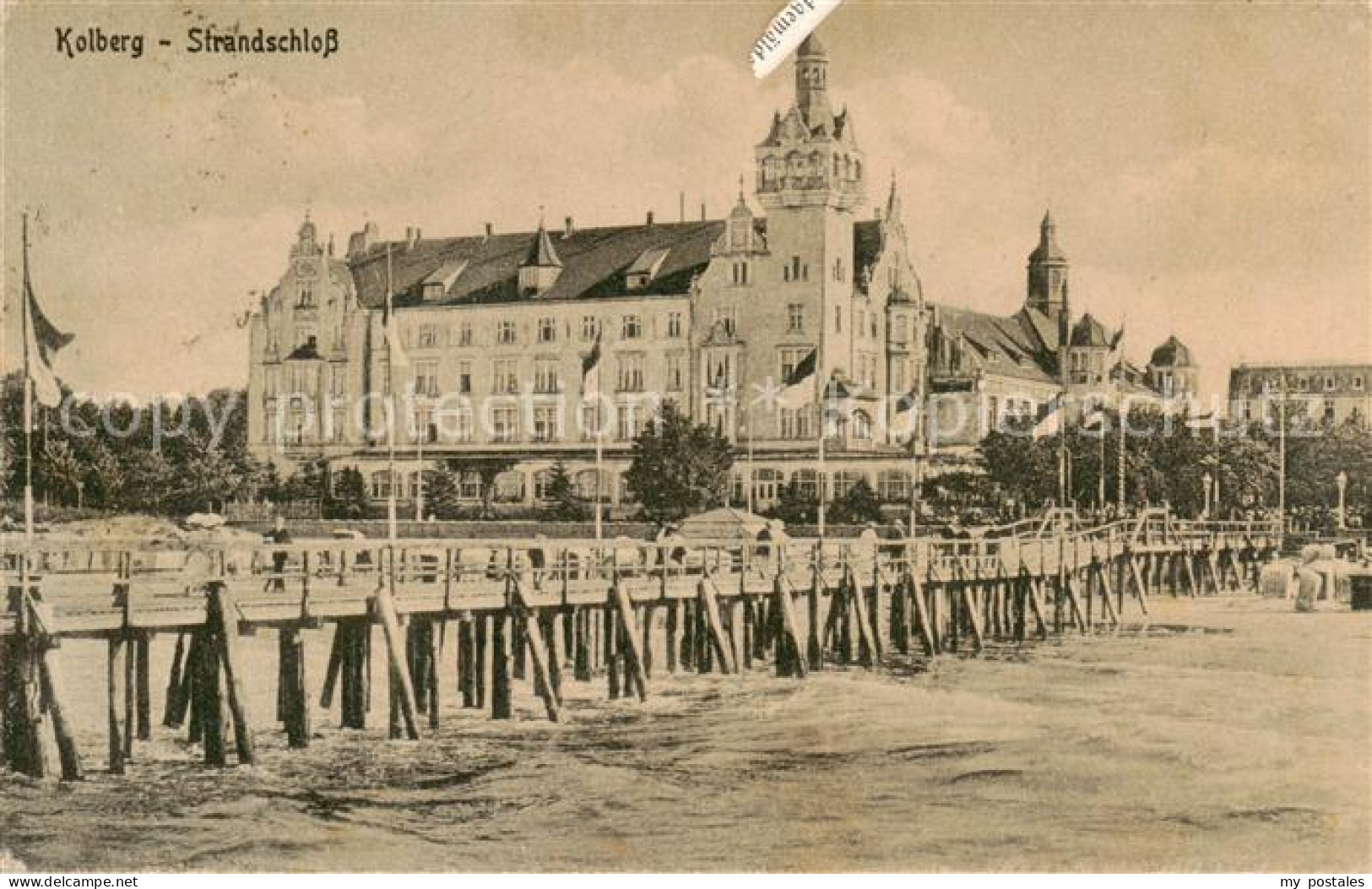 73822293 Kolberg  Ostseebad Kolobrzeg PL Strandschloss  - Polen