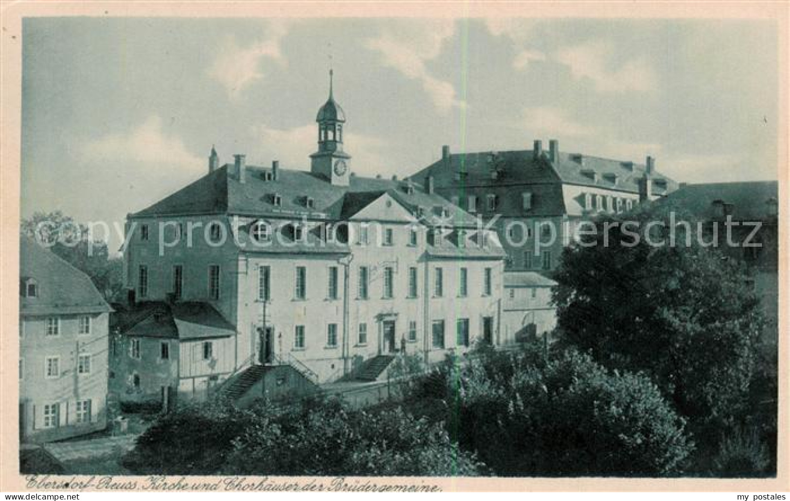 73822270 Reuss Ebersdorf Thueringen Kirche Und Chorhaeuser Der Bruedergemeinde R - Autres & Non Classés