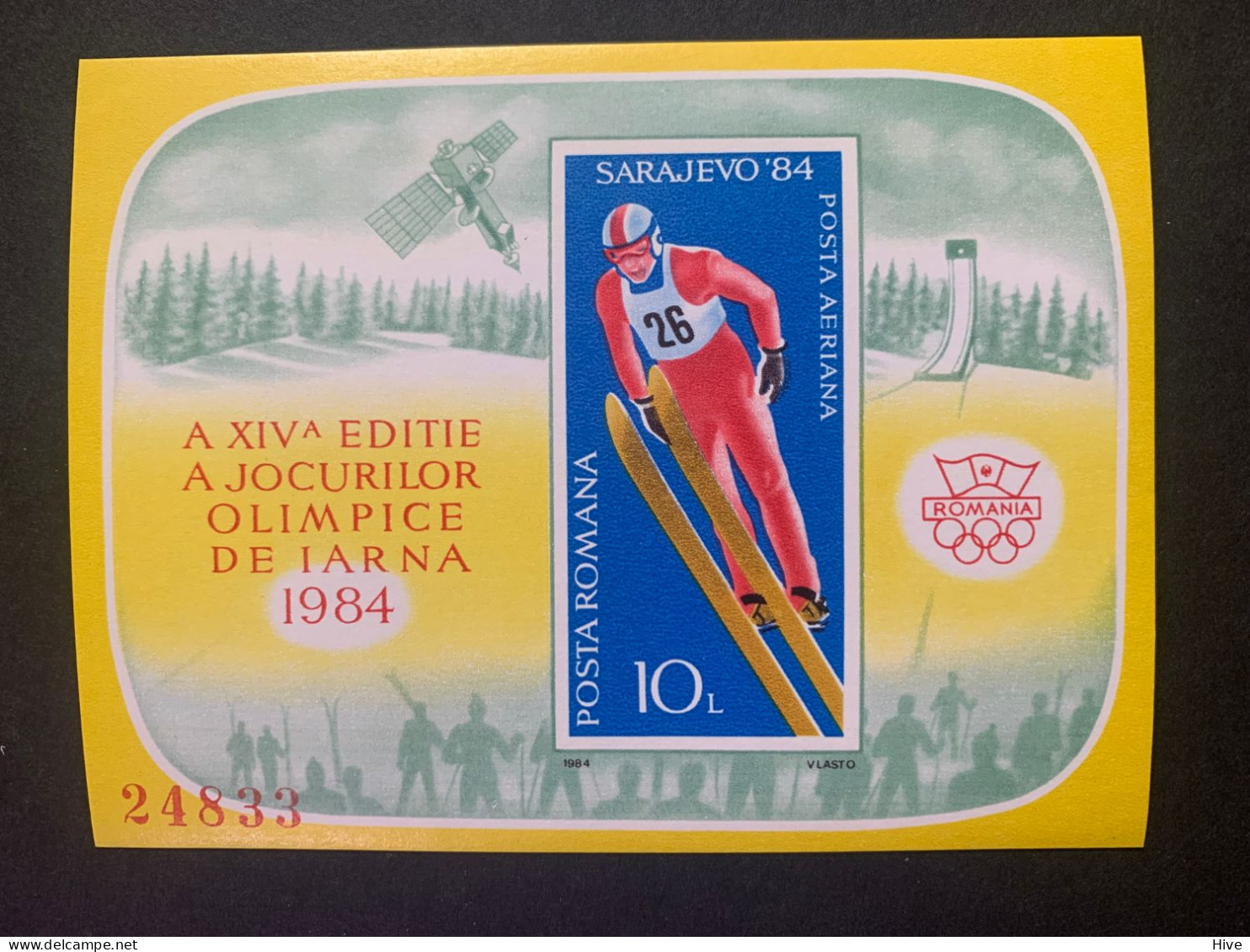 Romania 1984 Olympic Winter Games MNH - Unused Stamps