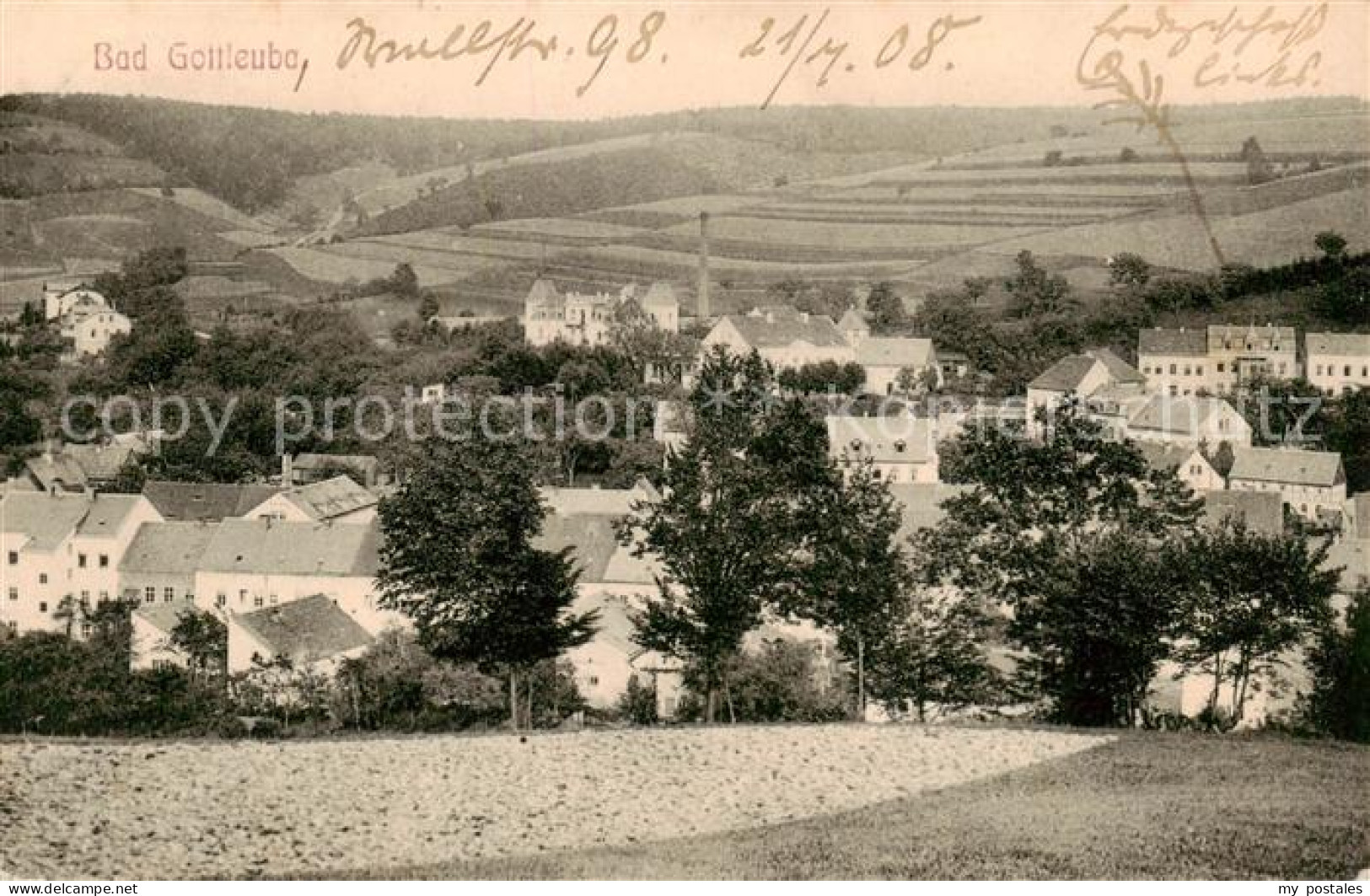 73822204 Bad Gottleuba-Berggiesshuebel Panorama Bad - Bad Gottleuba-Berggiesshuebel