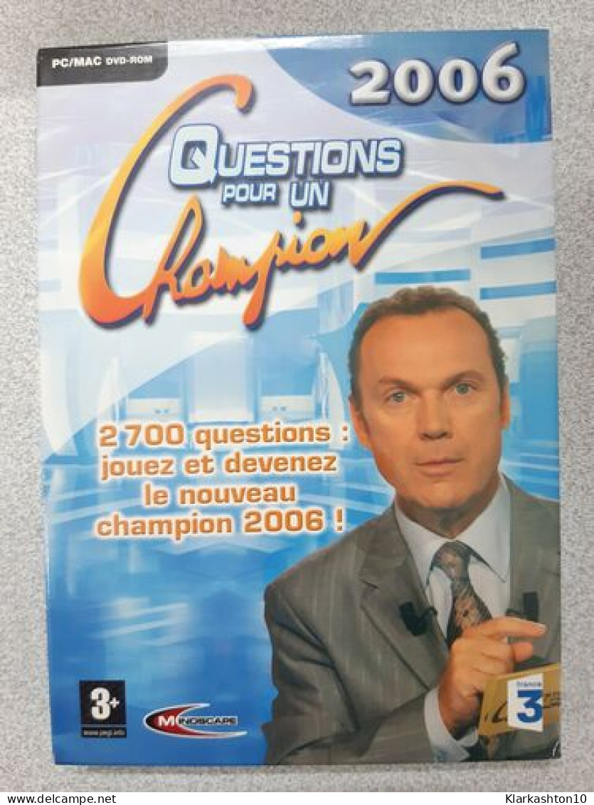 PC DVD ROM - Questions Pour Un Champion 2006 - Otros & Sin Clasificación