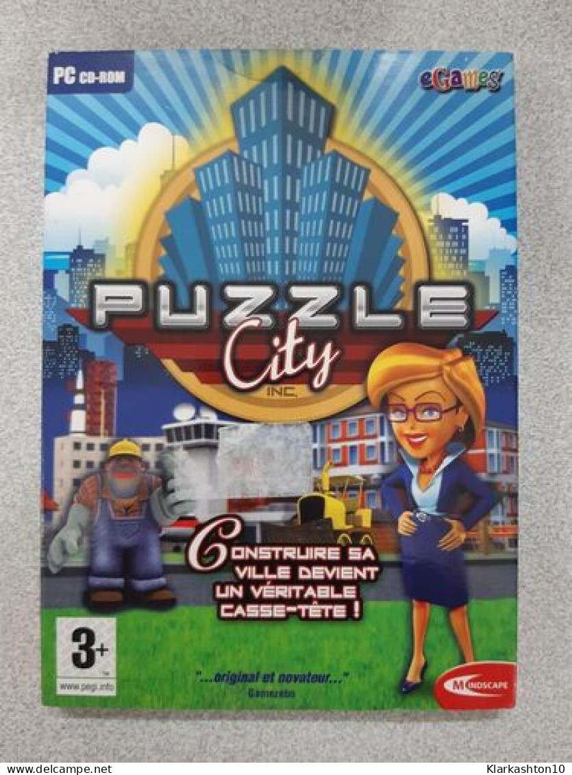 PC CD ROM - Puzzle City - Other & Unclassified