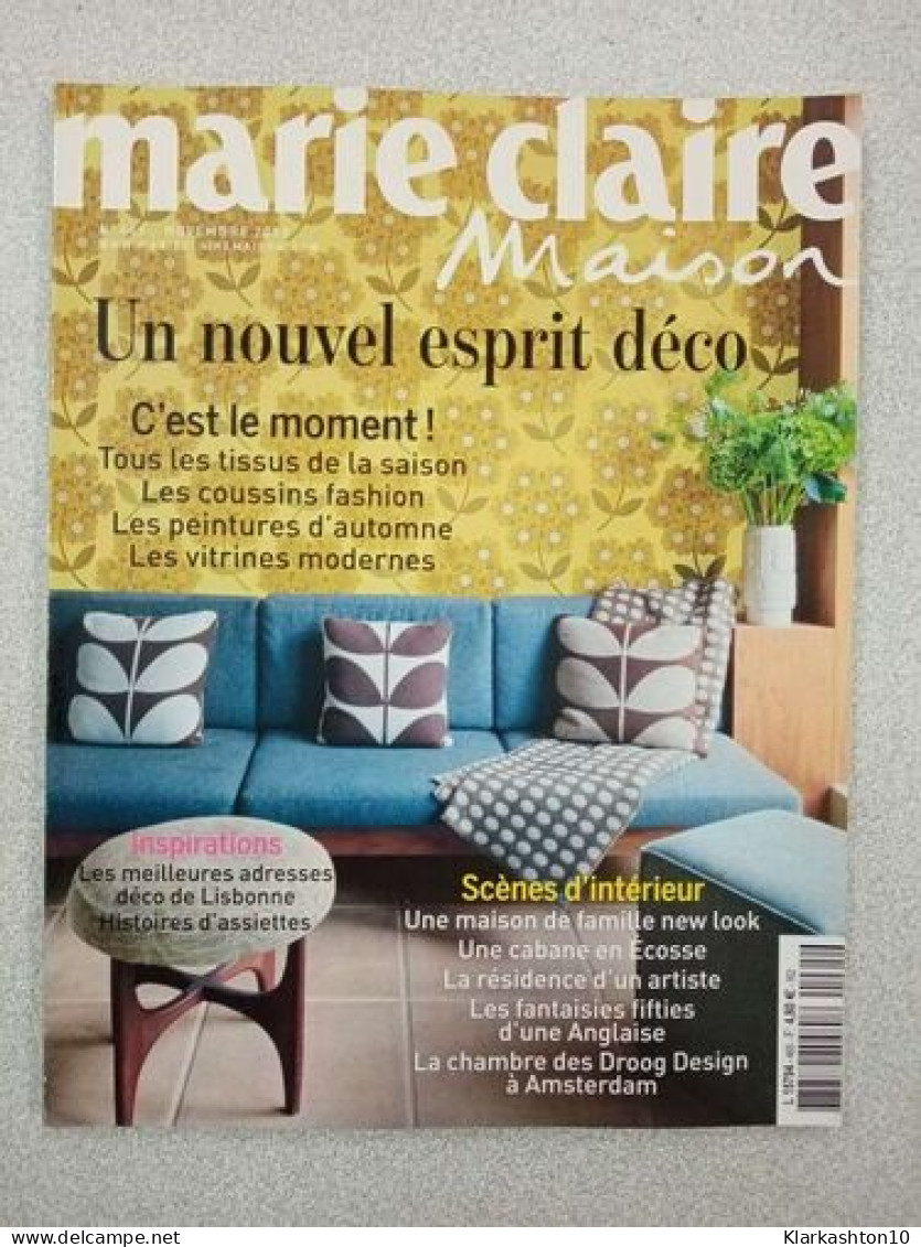 Marie-claire Maison 28 Octobre 2013 - Sonstige & Ohne Zuordnung