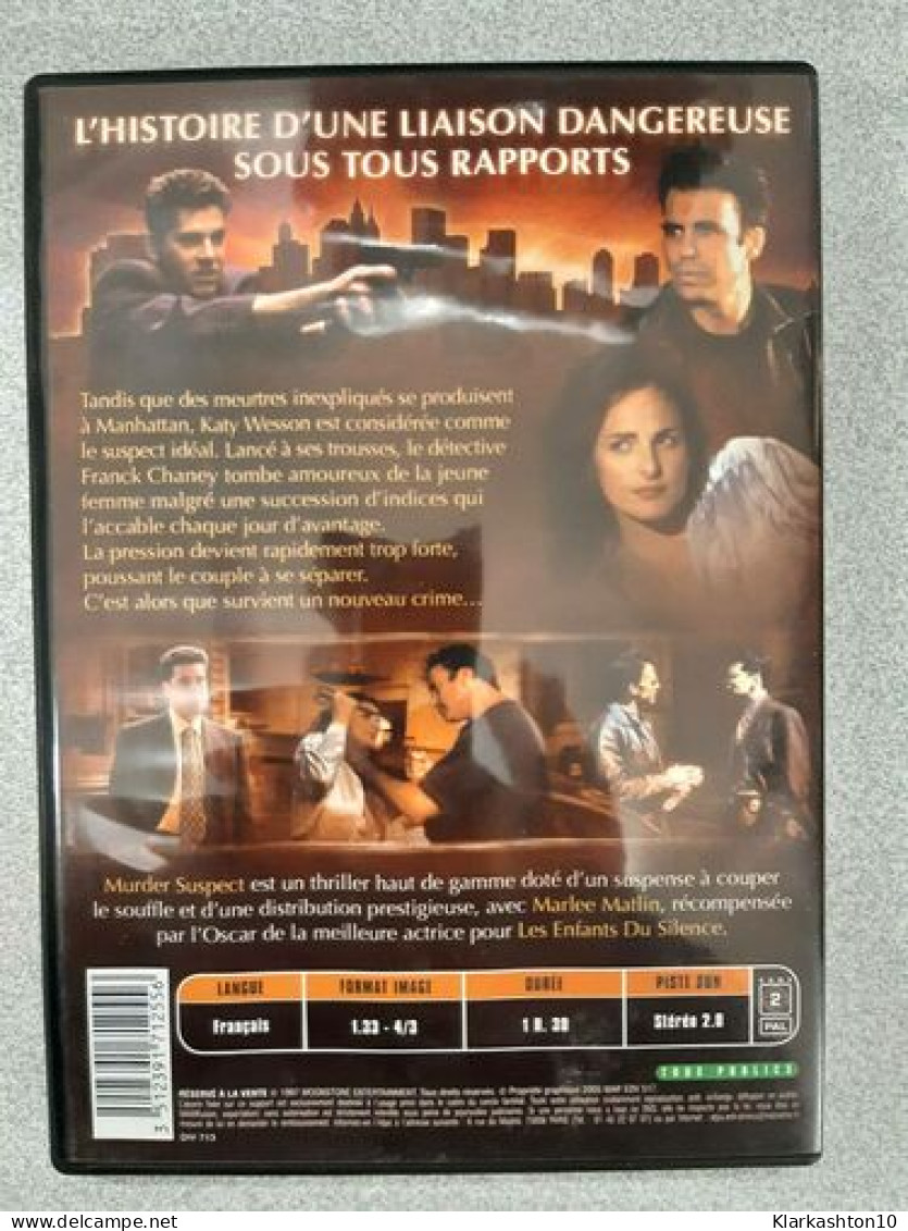 DVD Film - Murser Suspect - Other & Unclassified