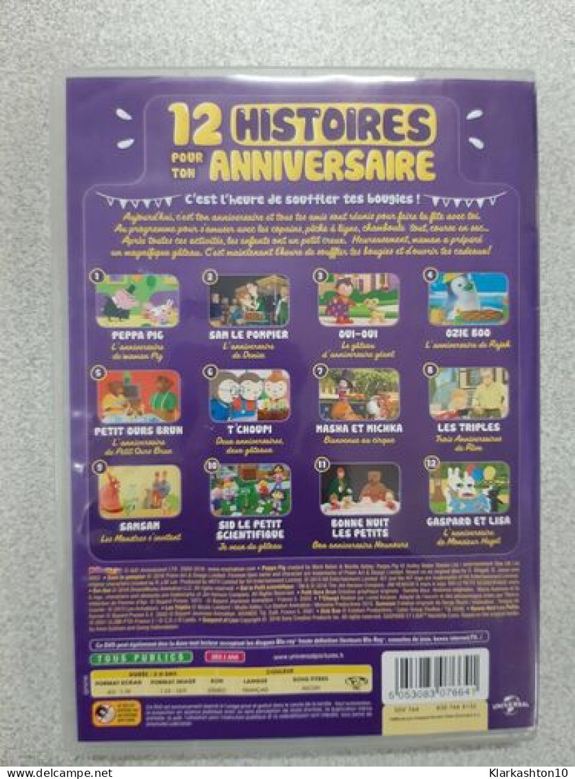 DVD Enfants - 12 Histoires Pour Ton Anniverrsaire - Sonstige & Ohne Zuordnung