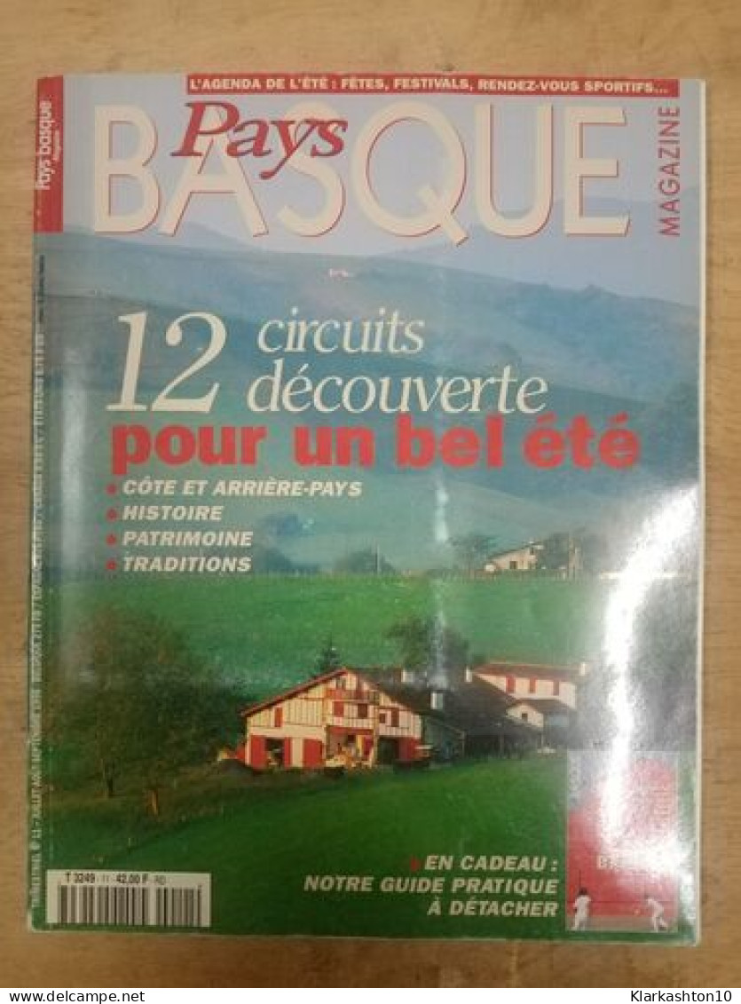 Pays Basque Nº 11 / Juillet-Septembre 1998 - Zonder Classificatie