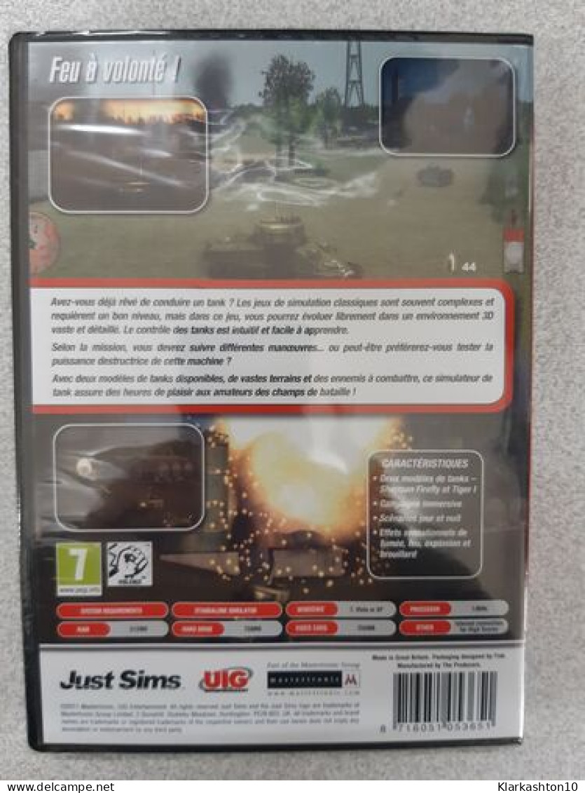 PC CD ROM - Simulateur De Tanks - Sonstige & Ohne Zuordnung