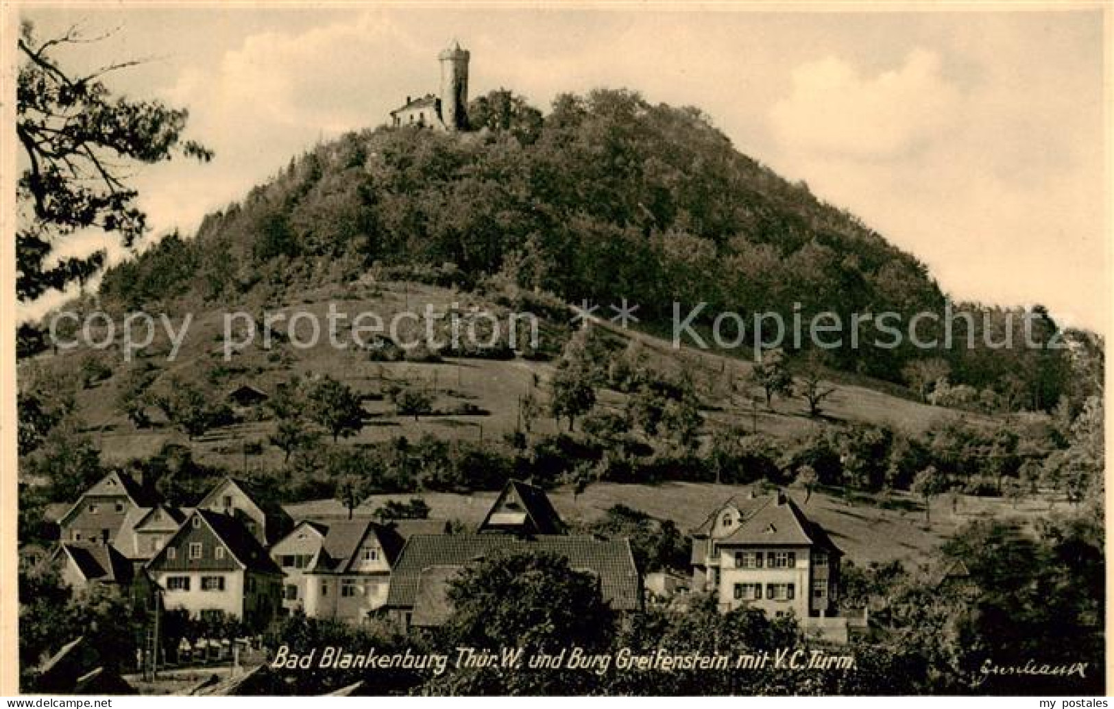 73822173 Bad Blankenburg Burg Greifenstein Mit VC Turm Bad Blankenburg - Bad Blankenburg