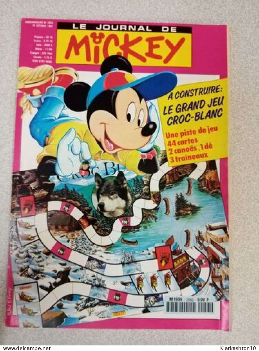 Le Journal De Mickey Nº2053 / Octobre 1991 - Sin Clasificación