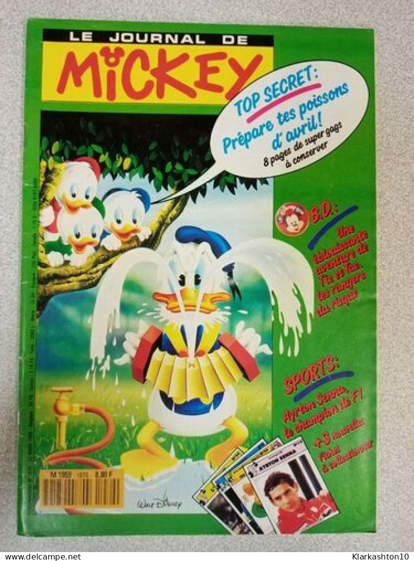 Le Journal De Mickey Nº1970 / Mars 1990 - Zonder Classificatie