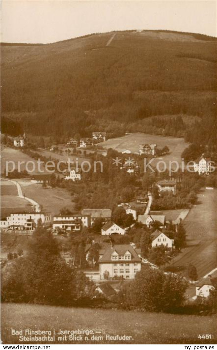 73822150 Bad Flinsberg Swieradow Zdroj PL Steinbachtal Mit Blick Zum Heufuder  - Polen