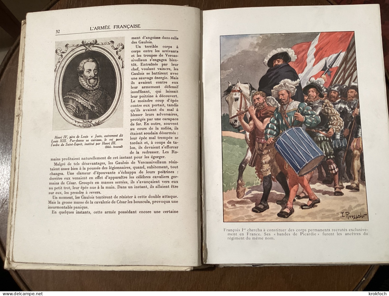 L’armée Française - Louis Saurel 1937 - édition Nathan - 160 P & 148 Illustrations - !! Reliure Légèrement Fatiguée - Storia