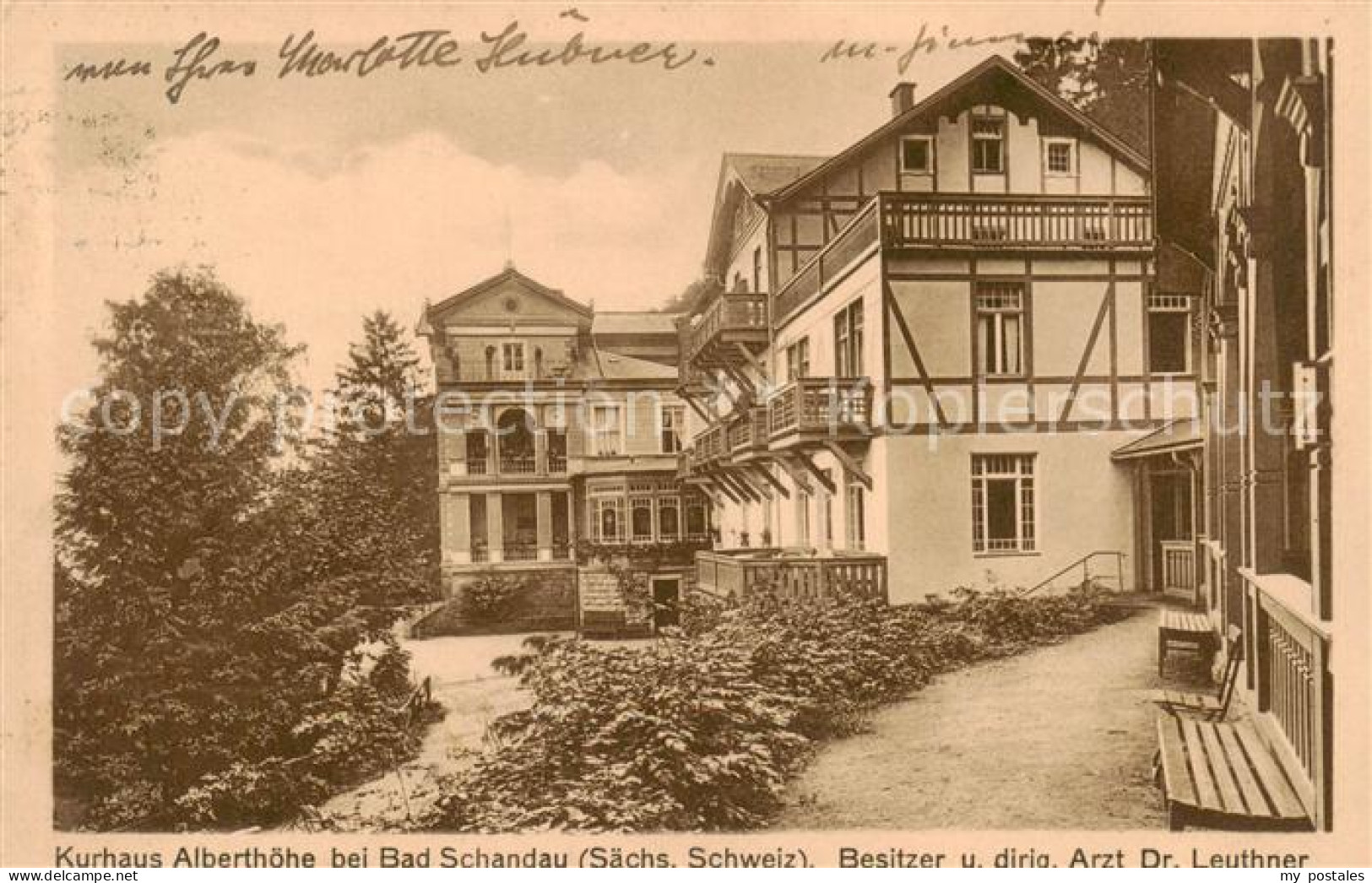 73822144 Bad Schandau Kurhaus Alberthoehe Bad Schandau - Bad Schandau