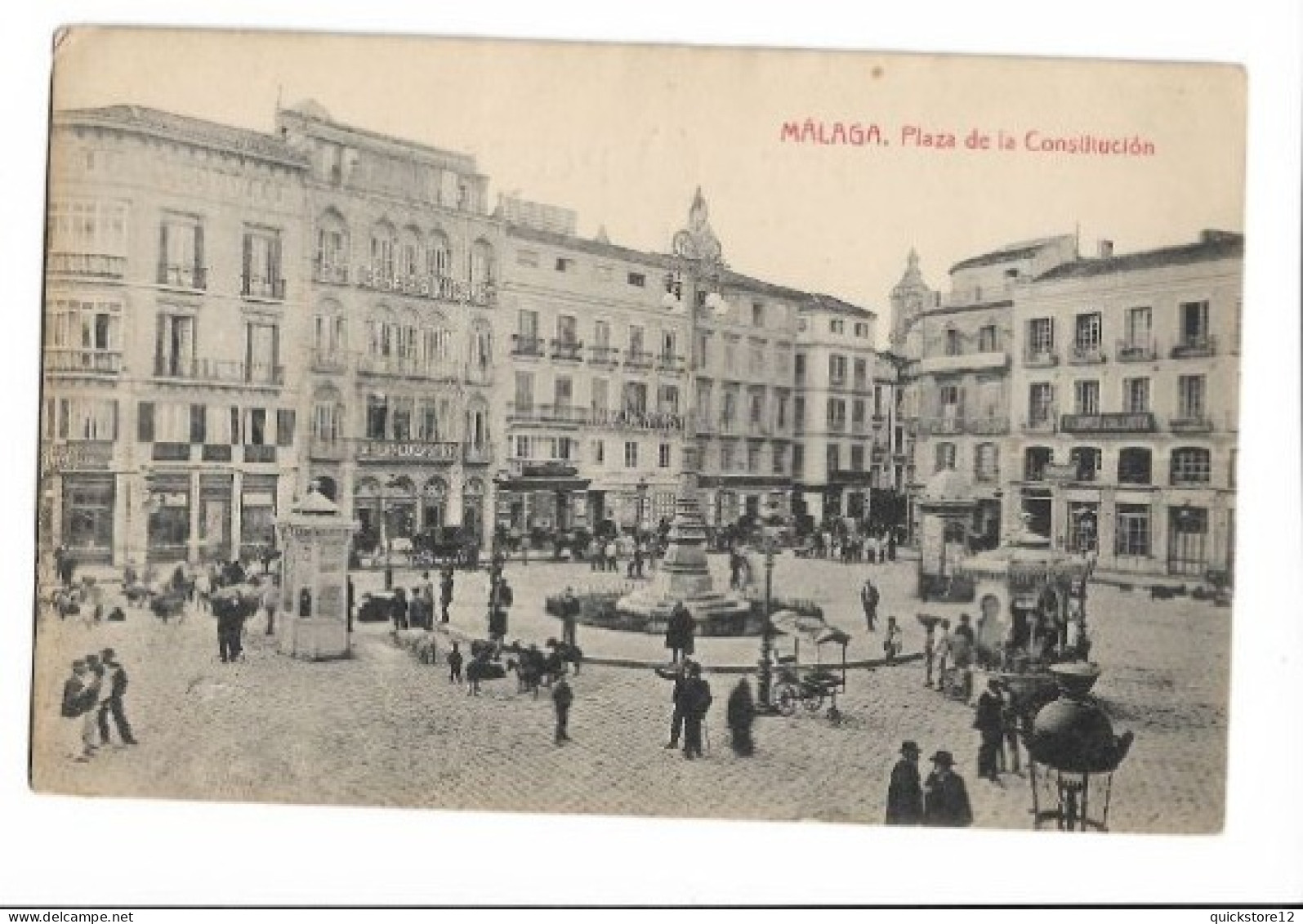 Málaga. Plaza De La Constitución -  6914 - Altri & Non Classificati