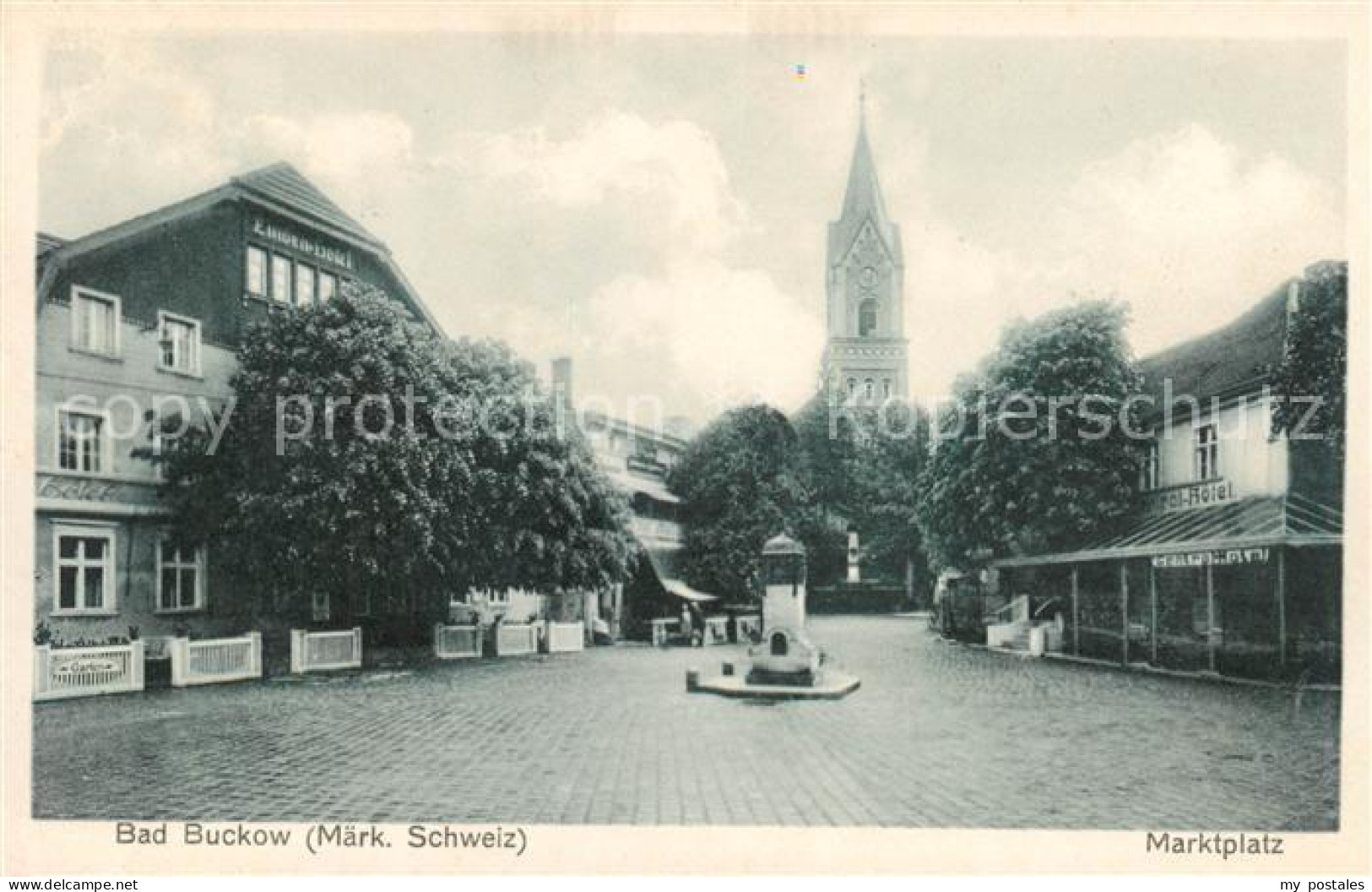 73822126 Bad Buckow Maerkische Schweiz Marktplatz Bad Buckow - Altri & Non Classificati