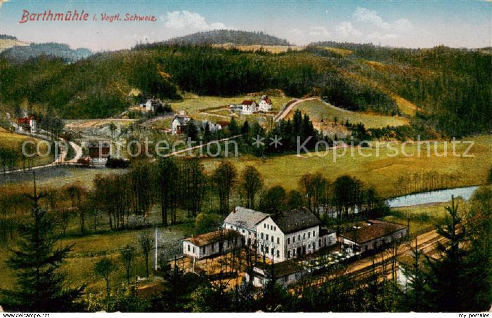 73822108 Barthmuehle Poehl Vogtland Panorama  - Autres & Non Classés