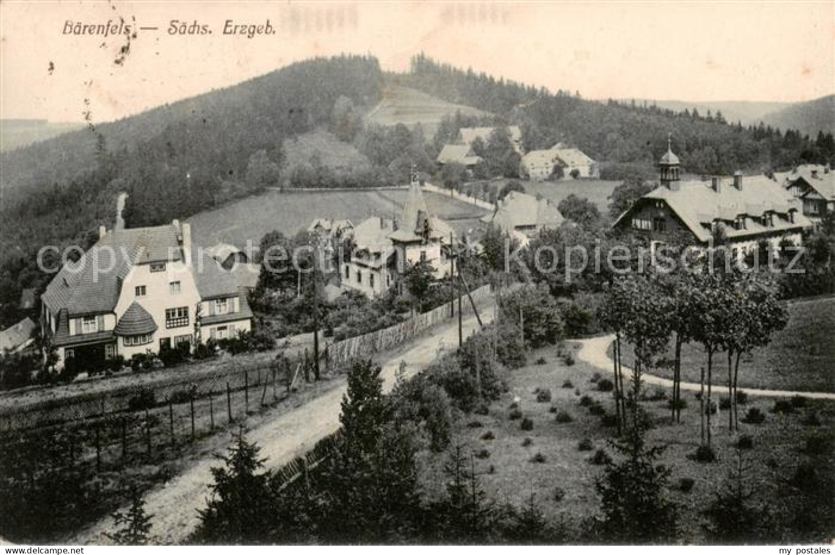 73822094 Baerenfels Erzgebirge Altenberg Panorama  - Altenberg