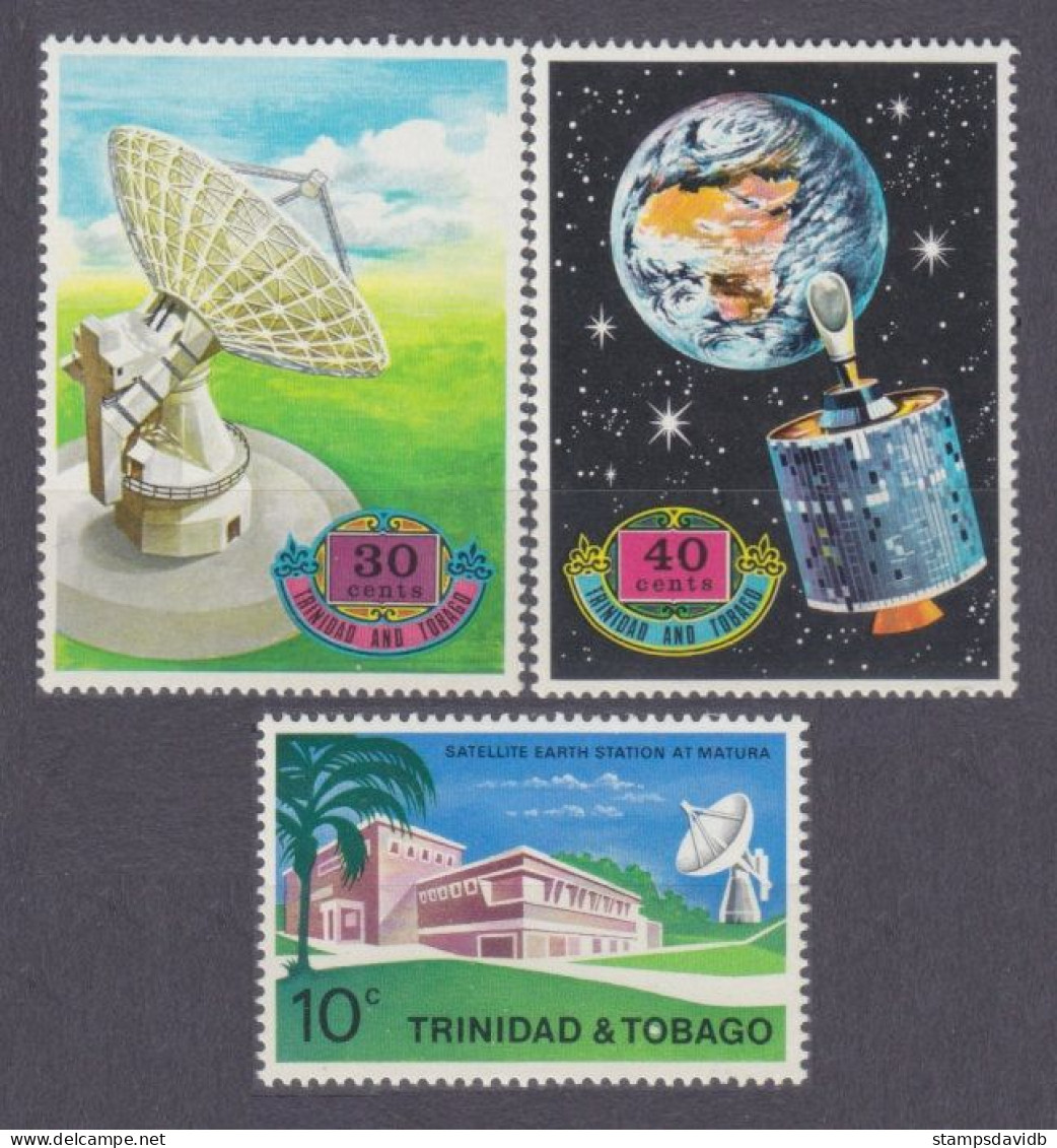 1971 Trinidad And Tobago 290-292 Satellite / Communication - Südamerika