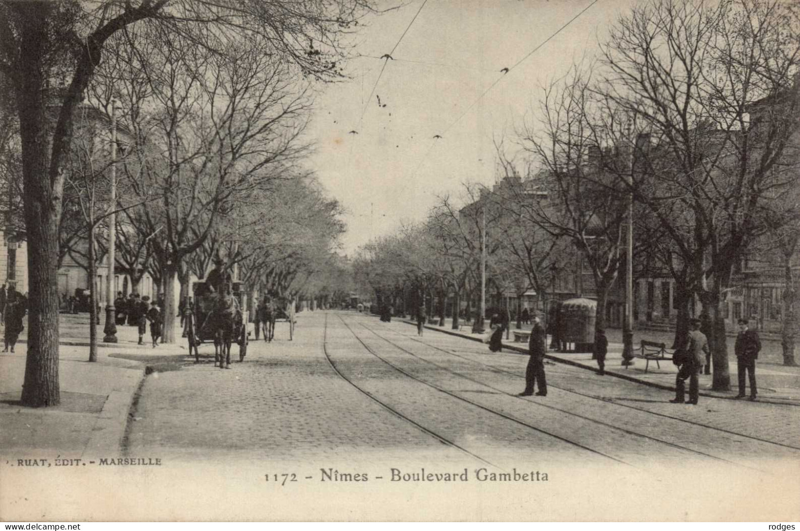 30 , Cpa NIMES , 1172 , Boulevard Gambetta  (14546.V24) - Nîmes