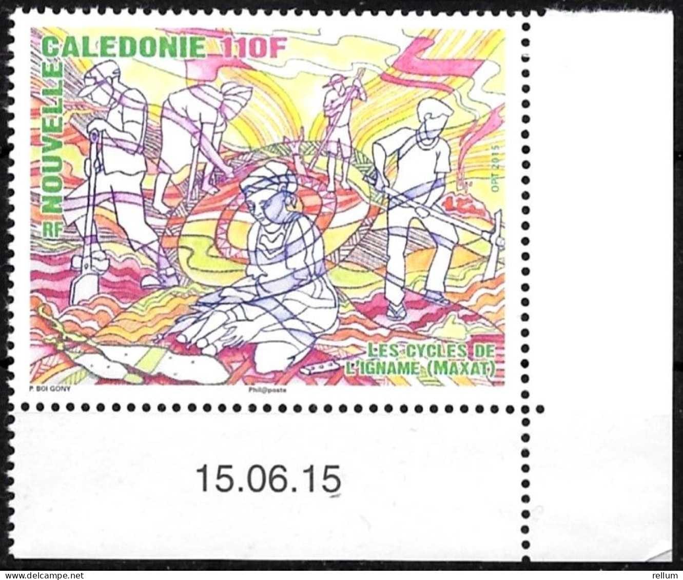Nouvelle Calédonie 2015 - Yvert Et Tellier Nr. 1247 - Michel Nr. 1676 ** - Unused Stamps