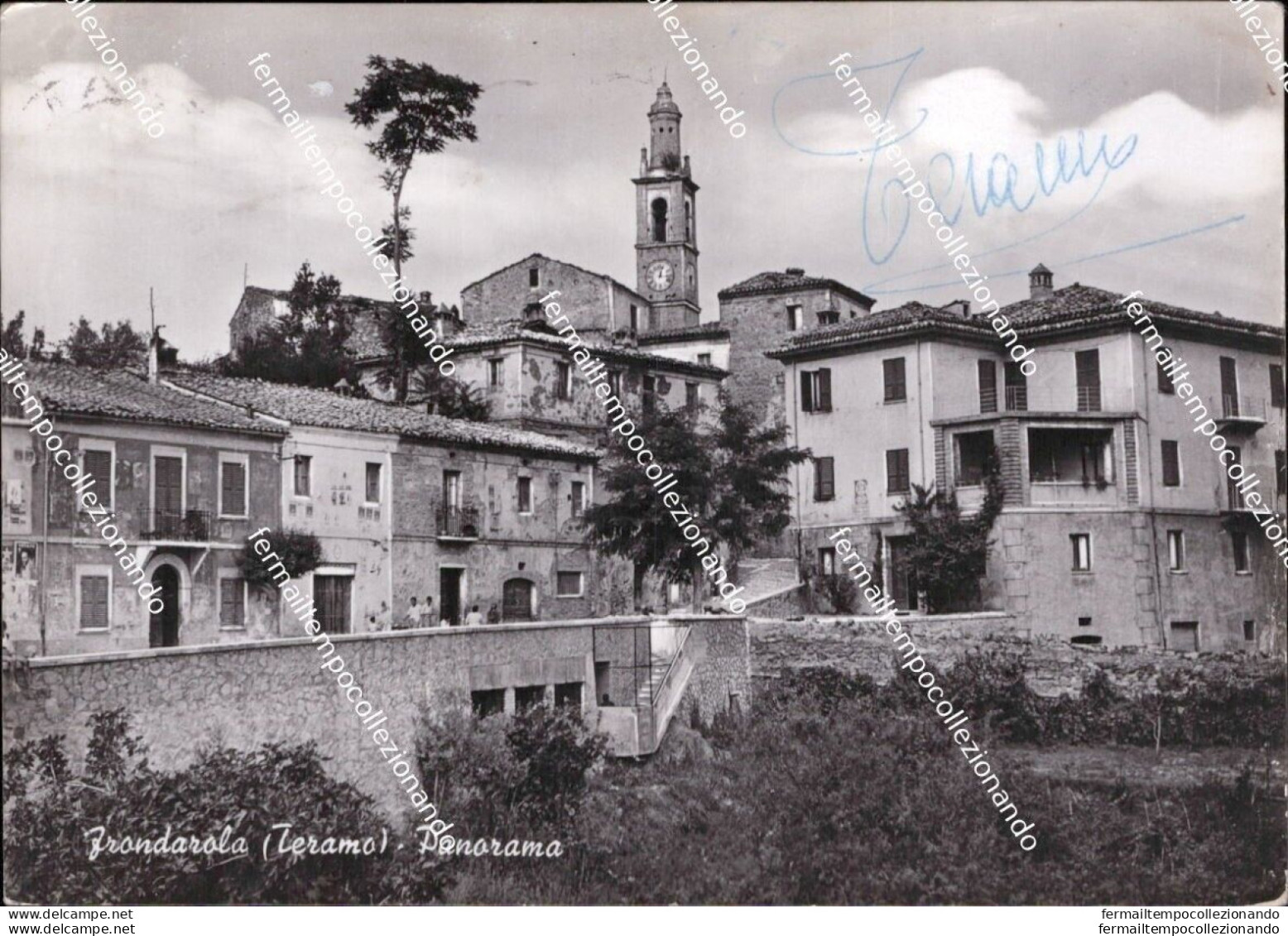 Aq581 Cartolina Frondarola Panorama Provincia Di Teramo Abruzzo - Teramo